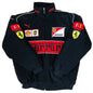 Embroidered Racing Jacket Ferrari F1 Ferrari Racing Jacket Motorcycle jacket for Men and Women Universal For Ferrari 488 GTE EVO