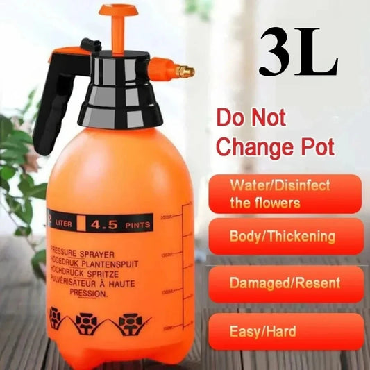 3LHigh-Pressure Pump Sprayer Kettle Garden Plants Household Watering Can Garden Watering Irrigation Disinfection Spray Bottle